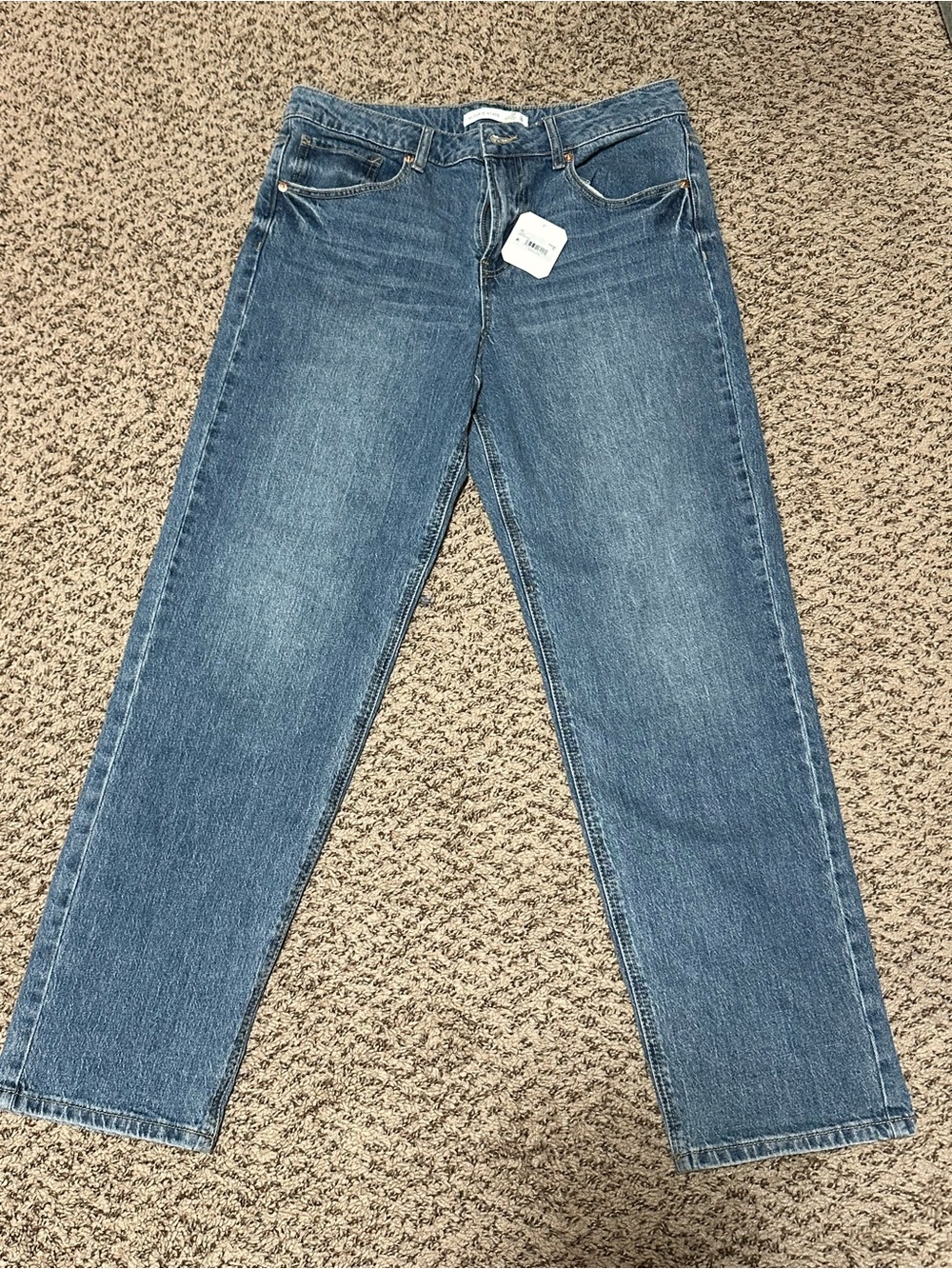 Altar'd State Medium Blue Straight Leg Jeans size 31